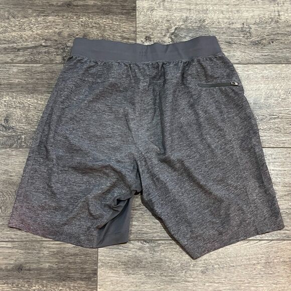 Lululemon Gray Shorts Performance Active Training Comfort Gym Men's Large - Picture 3 of 5